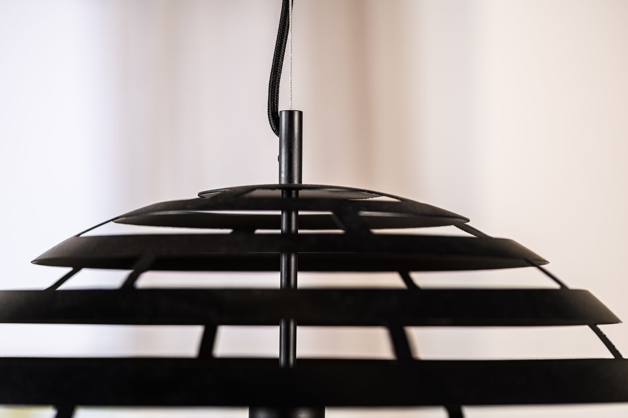 Hanglamp, 50 cm, H340 zwart