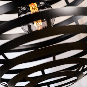Hanglamp, 50 cm, H340 zwart