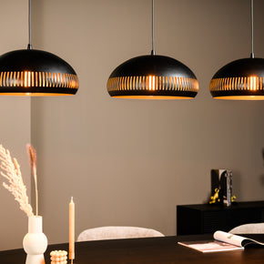 Hanglamp, 3-lichts, H340 zwart