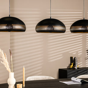 Hanglamp, 3-lichts, H340 zwart