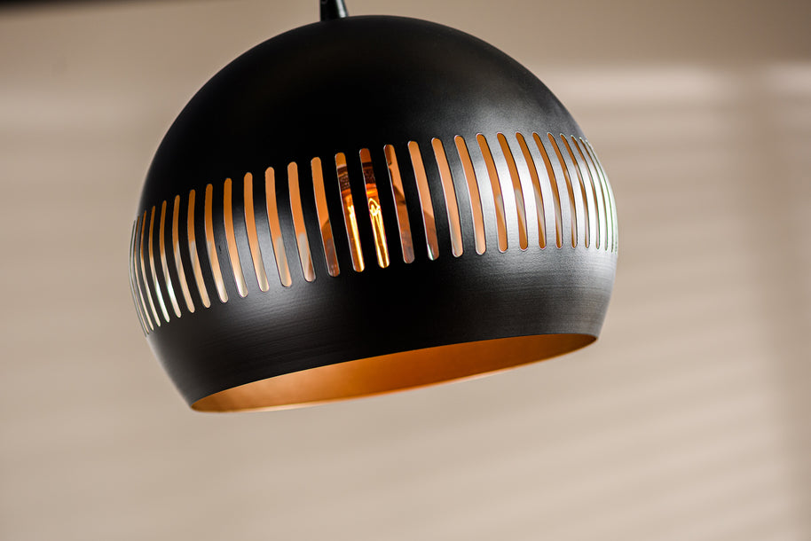 Hanglamp, 3-lichts, H340 zwart
