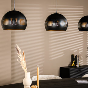Hanglamp, 3-lichts, H340 zwart