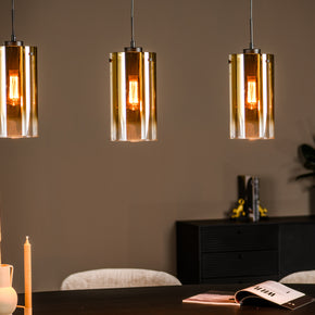Hanglamp, 4-lichts, H850 goud