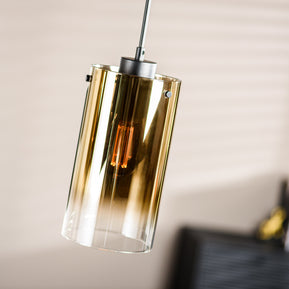 Hanglamp, 4-lichts, H850 goud