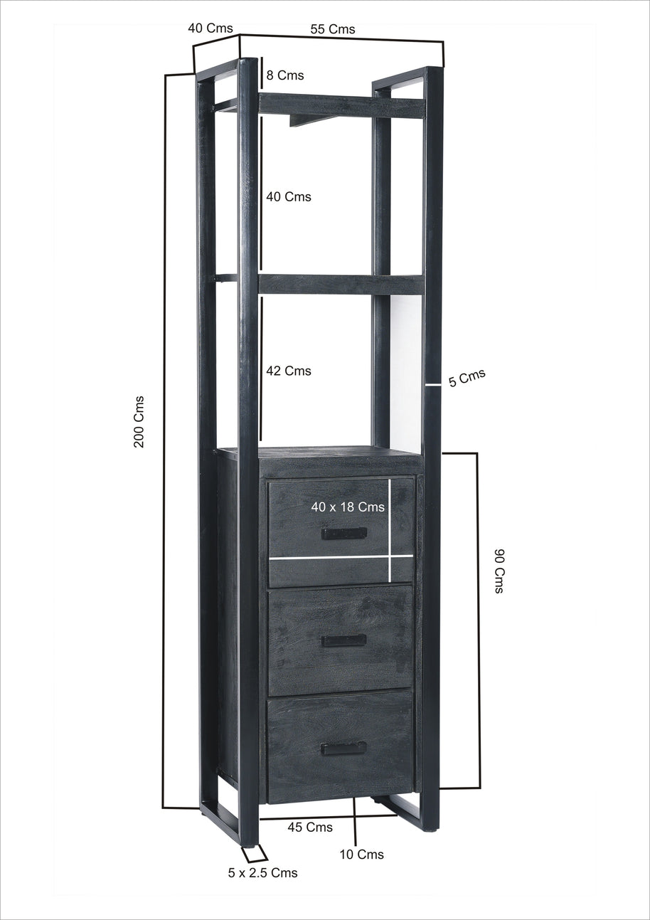 Norris 3 lades 55 cm
