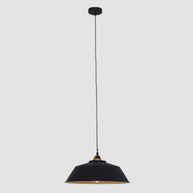 Hanglamp Nove 1318ZW zwart/goud met warme luxe uitstraling