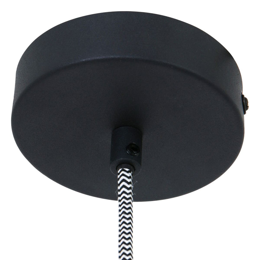 Hanglamp Nove 1318ZW zwart/goud met warme luxe uitstraling
