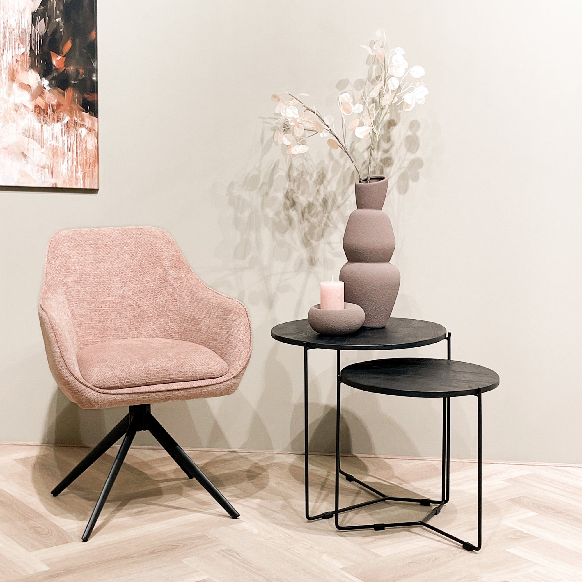 Mason Zwart/Zwart Set van 2
