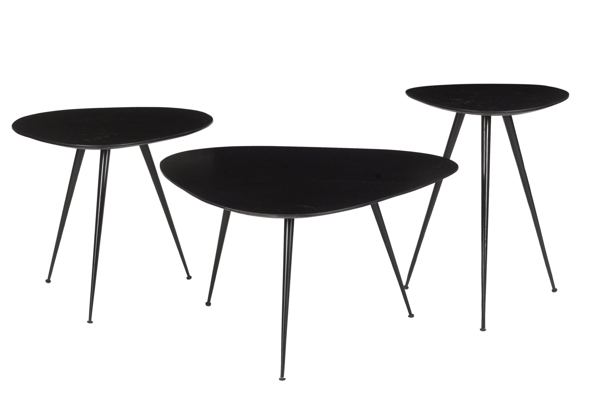 Brix Loua zwart set van 3