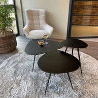Brix Loua zwart set van 3