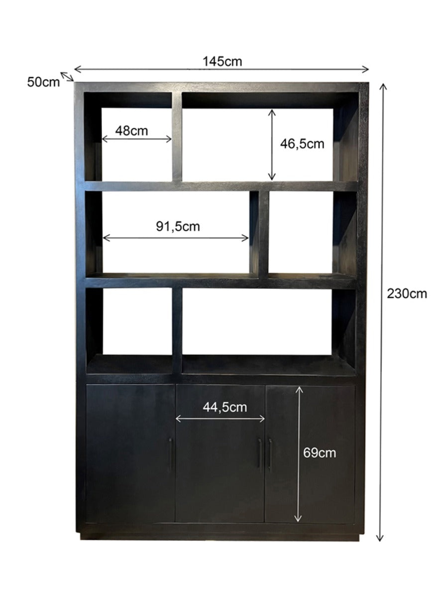 Jaxx Zwart 120 cm
