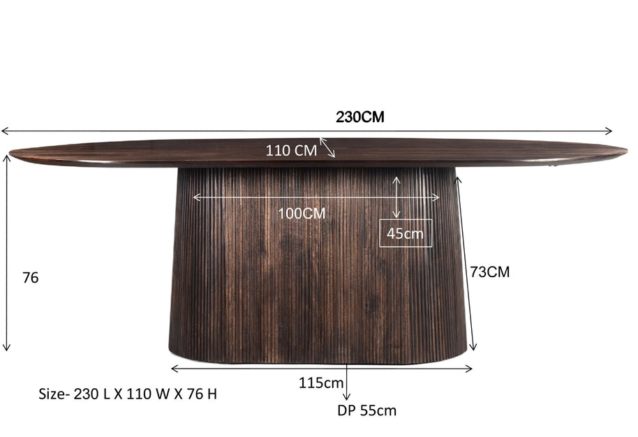 Salvator Walnoot 230 cm