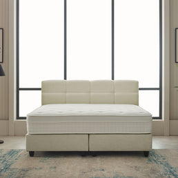 Boxspring Vida Teddy Bouclé Beige 160x200