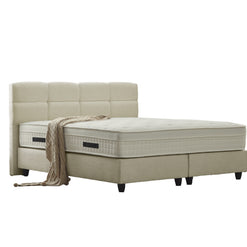 Boxspring Vida Teddy Bouclé Beige 160x200