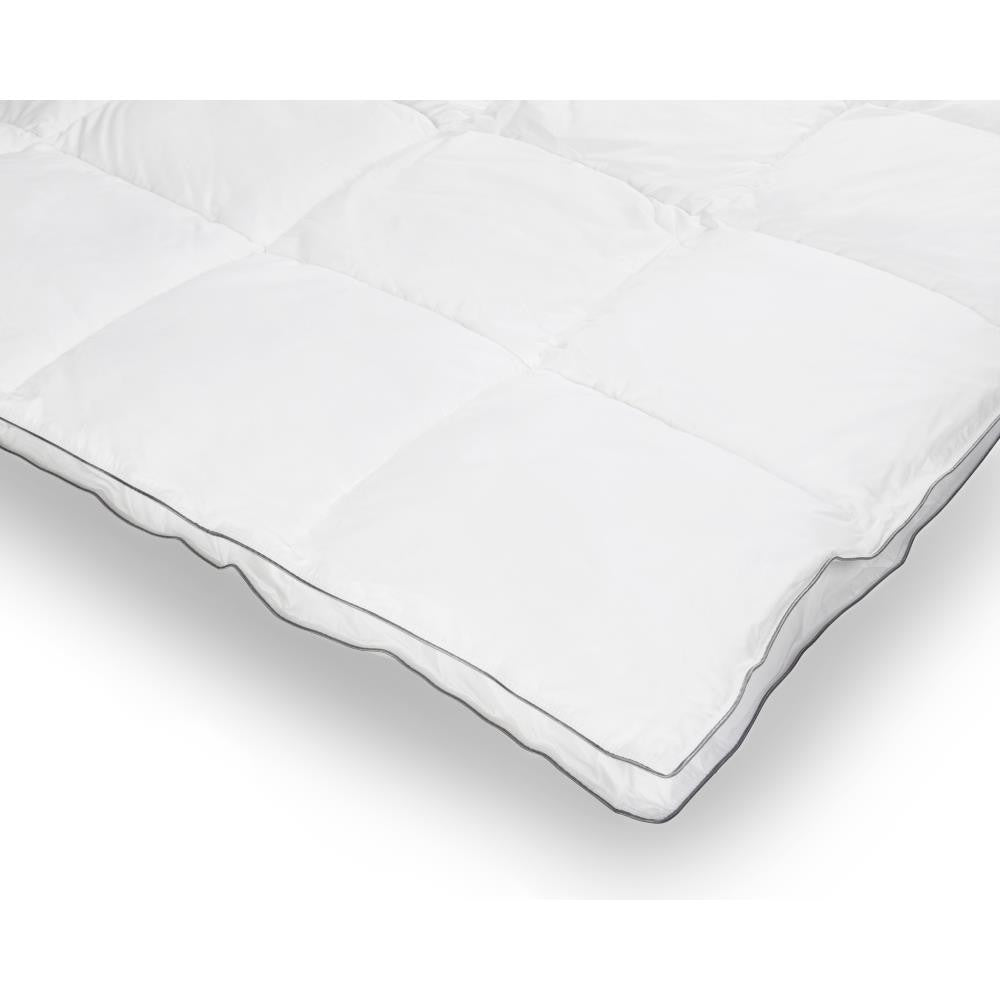 Percale Katoen-gevoel Eenpersoonsdekbed Wit - 200x200