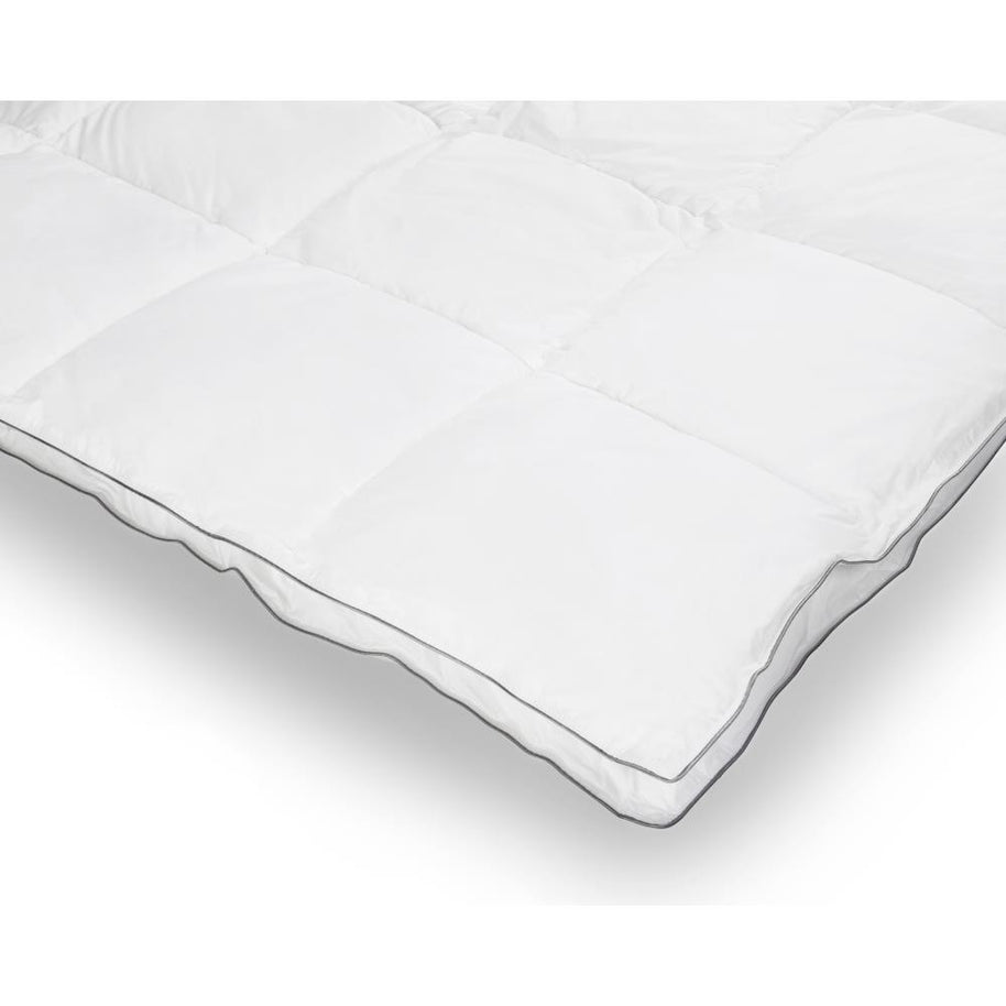 Percale Katoen-gevoel Eenpersoonsdekbed Wit - 200x200