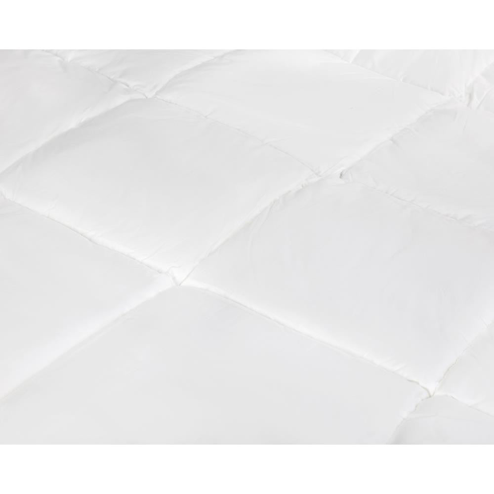 Percale Katoen-gevoel Eenpersoonsdekbed Wit - 200x200