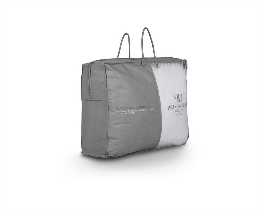 Percale Katoen-gevoel Eenpersoonsdekbed Wit - 200x200