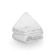 Percale Katoen Touch Eenpersoons Dekbed Wit - 240x200