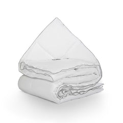 Percale Katoen Touch Eenpersoonsdekbed Wit - 240x220 cm
