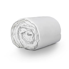 Percale Katoen Touch Eenpersoonsdekbed Wit - 240x220 cm