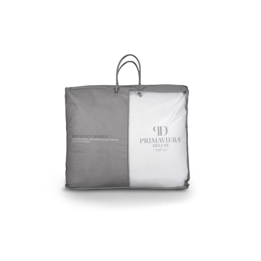 Percale katoenen 4-seizoenen dekbed wit - 140x200