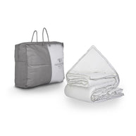 Percale katoenen 4-seizoenen dekbed wit - 140x200
