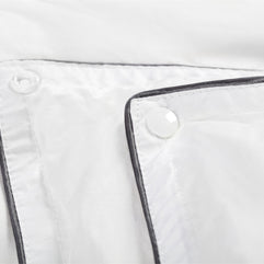 Percale katoen-touch 4-seizoenen dekbed wit - 140x220