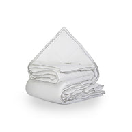 Percale katoenen touch 4-seizoenen dekbed wit - 200x200