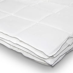 Percale Katoen Touch 4-seizoenen dekbed wit - 200x220 cm