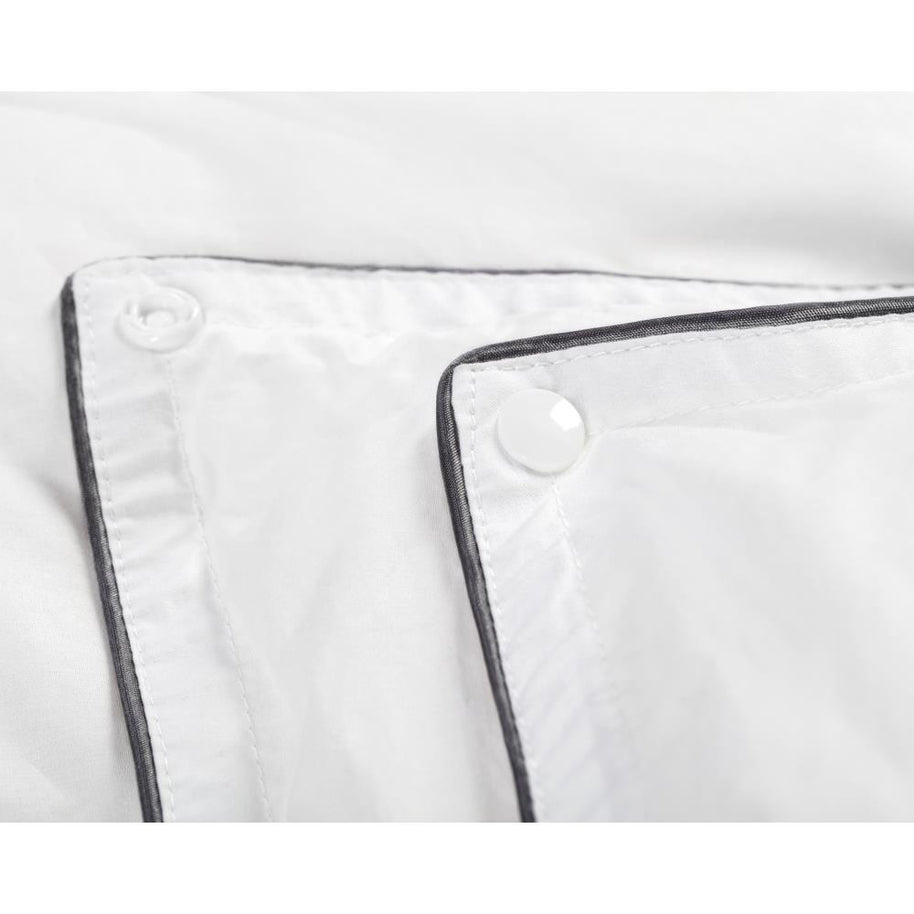 Percale Cotton Touch 4-seizoenen dekbed wit - 240 x 200