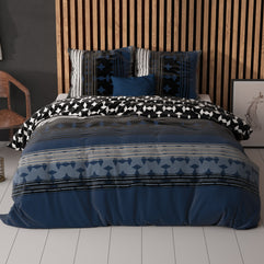 Scanda Marineblauw 140 x 220