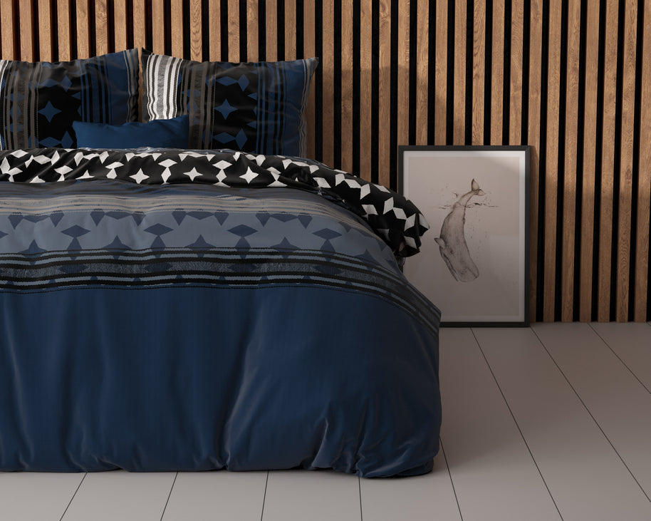 Scanda Marineblauw 140 x 220