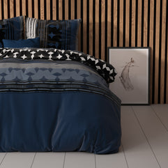 Scanda Marineblauw 140 x 220