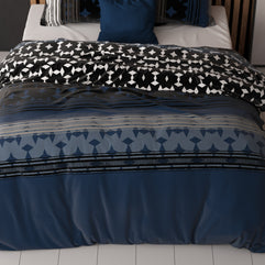 Scanda Marineblauw 140 x 220