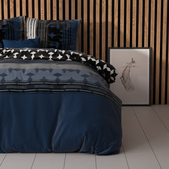 Scanda Marineblauw 140 x 220