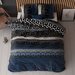 Scanda Marineblauw 140 x 220