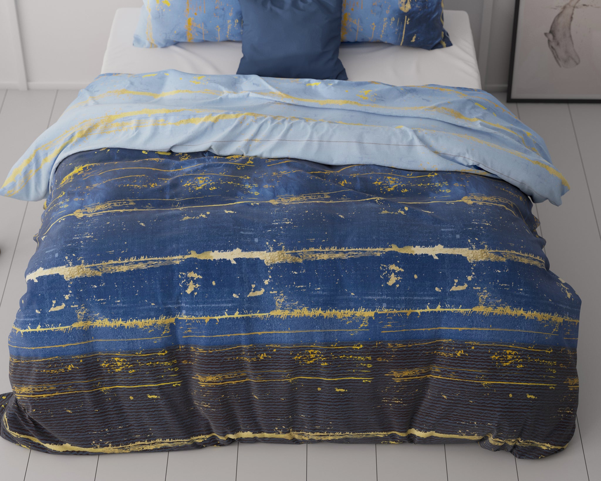 Scratchy blauw 140 x 220