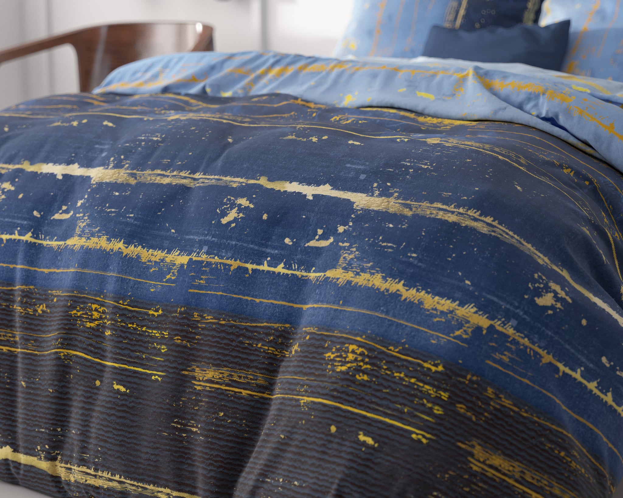 Scratchy blauw 140 x 220