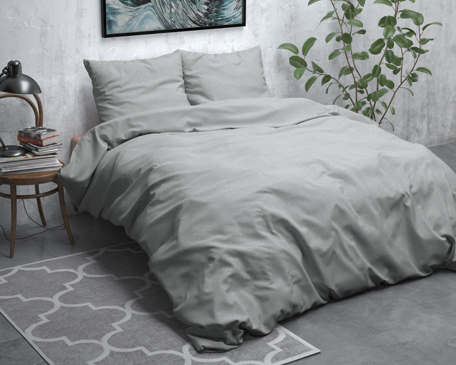 Flanel Jason Grijs 140 x 200/220