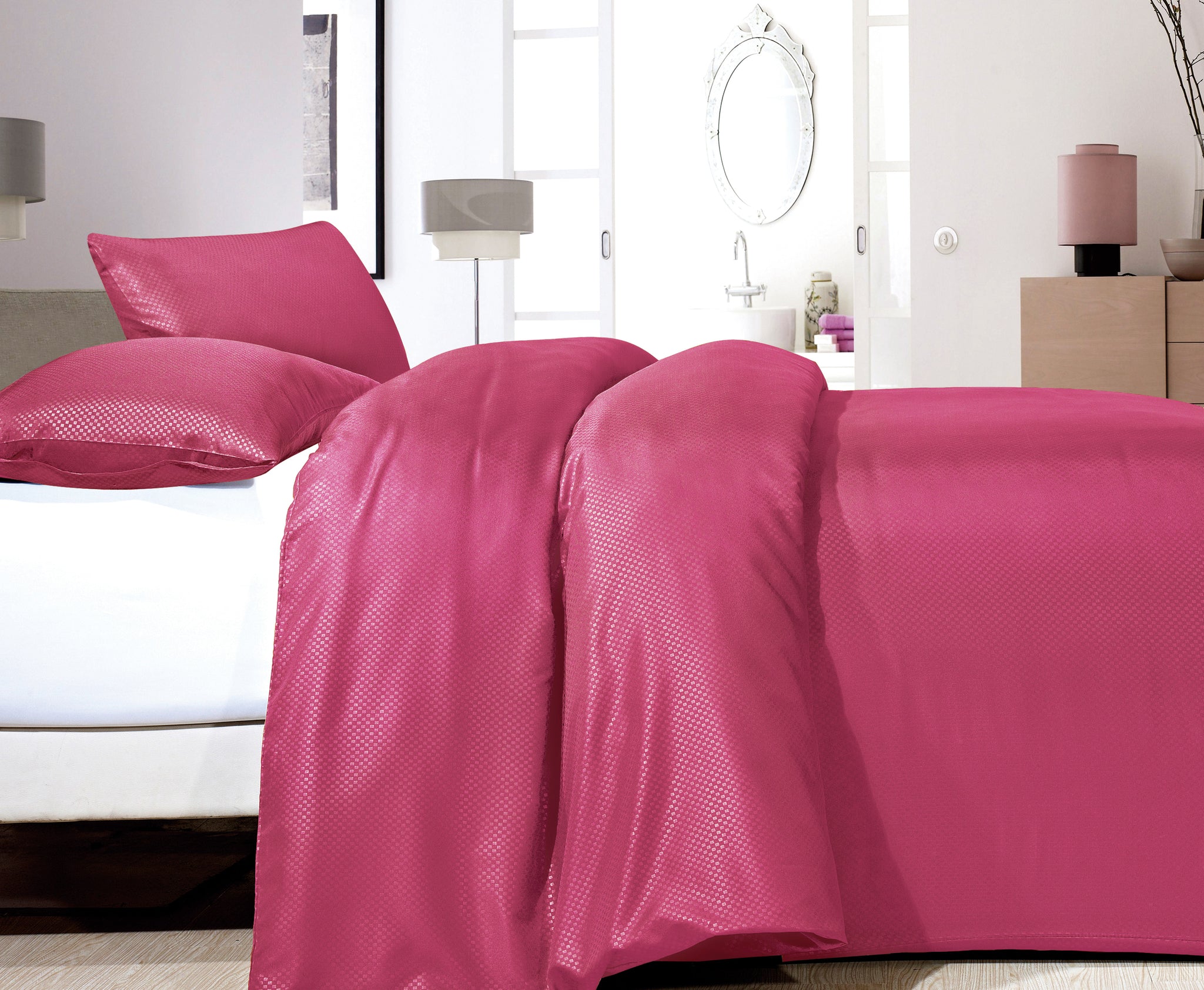 Satijn Point Roze 140 x 220