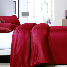 Satin Point rood 140 x 220
