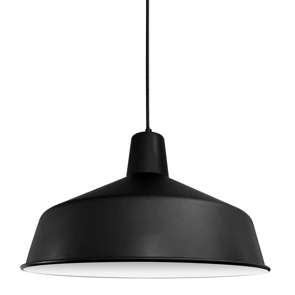 Hanglamp Black moon 1443ZW Zwart Ø40cm E27 fitting