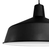 Hanglamp Black moon 1443ZW Zwart Ø40cm E27 fitting