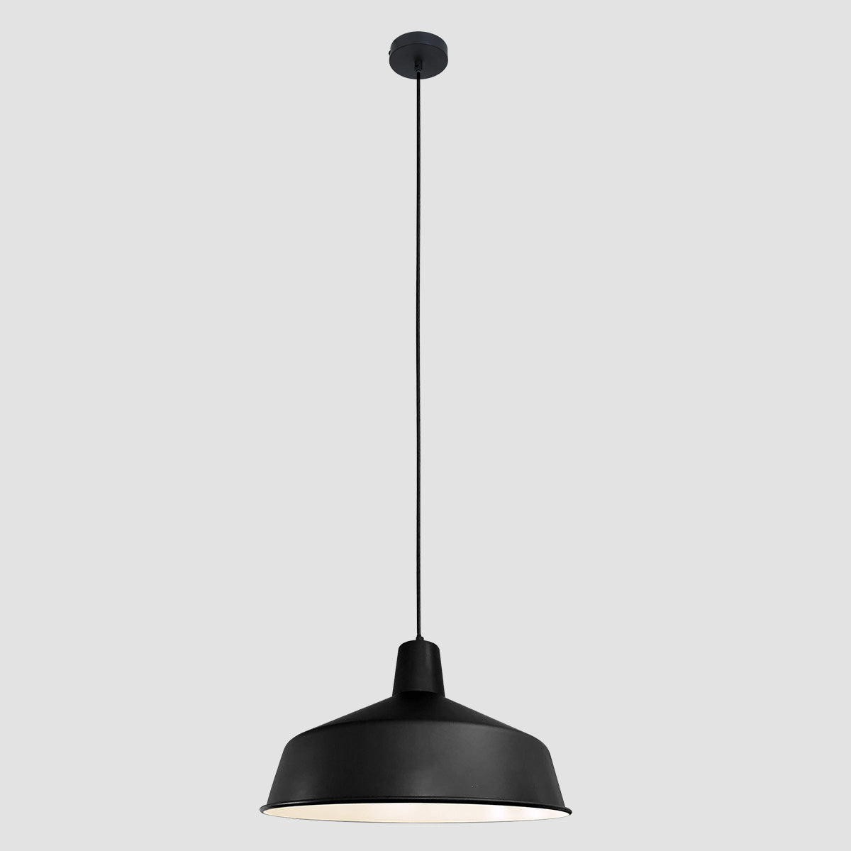 Hanglamp Black moon 1443ZW Zwart Ø40cm E27 fitting