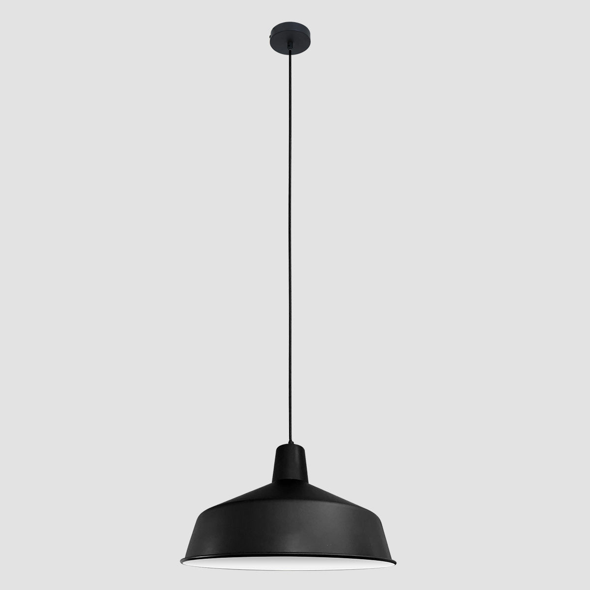 Hanglamp Black moon 1443ZW Zwart Ø40cm E27 fitting