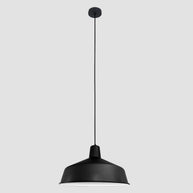 Hanglamp Black moon 1443ZW Zwart Ø40cm E27 fitting