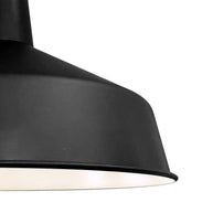 Hanglamp Black moon 1443ZW Zwart Ø40cm E27 fitting