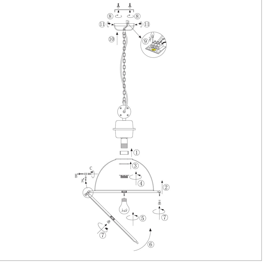 Hanglamp Bikkel 1452GR - grijze glazen hanglamp met karakter