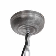 Hanglamp Bikkel 1452GR - grijze glazen hanglamp met karakter